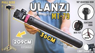 Ulanzi MT79 Review  209cm Extendable Tripod  26 Light Stand [upl. by Dibrin495]