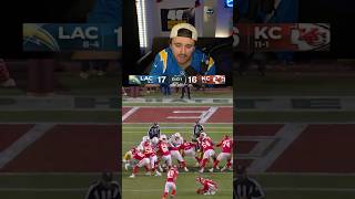 Chargers vs Chiefs reaction nfl chiefs chargers [upl. by Auqinet]