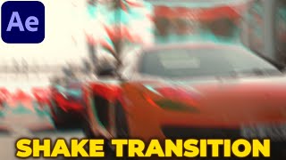 Shake Transition Tutorial in After Effects  Camera Shake Transition [upl. by Roskes]