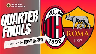 MILAN vs ROMA is OUR EUROPA LEAGUE Quarter Final [upl. by Bennir]