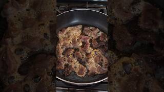 Cooking deer meat tapa [upl. by Nohsid]