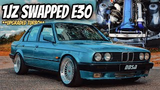 1JZ SWAPPED E30 BMW UPGRADED TURBO  OMG WE SEND IT TOO HARD  must watch [upl. by Eshman]