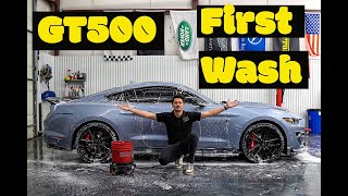 SHELBY GT500 Heritage Edition Wash and Protect 4k asmr [upl. by Martinsen]