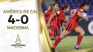 AMÉRICA DE CALI vs NACIONAL 40  RESUMEN  CONMEBOL LIBERTADORES FEM 2023 [upl. by Kinom929]