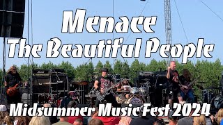 Menace  Marilyn Mansons The Beautiful People at Midsummer Music Fest 2024 [upl. by Debby841]