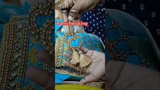 Tassel making allaariworkdesign customized trending shorts video palacode tassels making [upl. by Carter696]