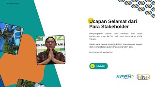 Ucapan Selamat Hari Bakti Perbendaharaan ke 20 dari Stakeholder KPPN Tobelo [upl. by Babbette]