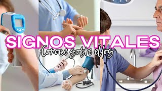 🩺SIGNOS VITALES en ENFERMERÍA Guía teórica alteraciones valores normales Cofia Educativa [upl. by Eibob]