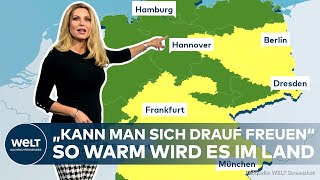 DEUTSCHLAND quotSonne kommt ganz gut zum Zugquot  So wird das Wetter heute und in der kommenden Woche [upl. by Mcnamee]