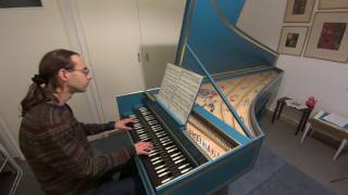 DAnglebert Suite in g minor – Allemande John Moraitis harpsichord [upl. by Elbring898]