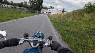 MZ TS 2500 Autobahnfahrt A4 KodersdorfTunnel Königshainer BergeBautzenWest AKF [upl. by Zipah131]