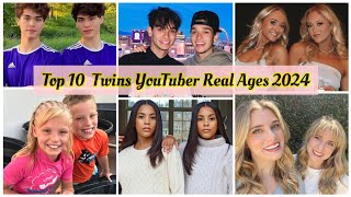 Top 10 Twins YouTuber Real Name and Real Ages 2024 [upl. by Hannibal]