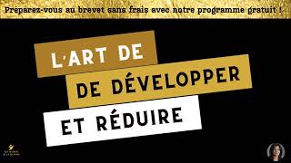 LART DE DEVELOPPER et REDUIRE [upl. by Nalad]