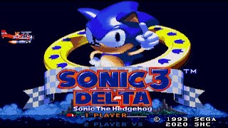 Sonic 3C Delta PreFinal Version  Full Playthrough Sonic amp Tails [upl. by Nasho156]