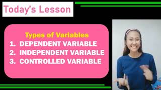 The Types of Variables Independent Dependent and Controlled In Sign Language [upl. by Ellicul]