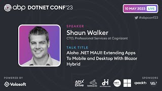 Aloha NET MAUI Extending Apps To Mobile and Desktop With Blazor Hybrid  ABP NET Conference 2023 [upl. by Olotrab986]