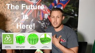 The Future In Motorcycle Helmets Klim Koroyd Helmet Technology Explained [upl. by Rufford]