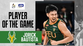 Jorick Bautista DROPS 17 points for FEU vs NU  UAAP SEASON 87 MEN’S BASKETBALL ROUND 2  HIGHLIGHTS [upl. by Vanzant97]