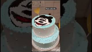 Mickey mouse cake 🎂 [upl. by Skolnik61]