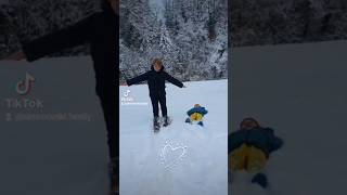 Snow Jump tiktok snow [upl. by Remmus344]