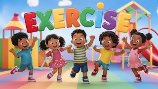 Get Your Kids Moving With This Preschool Movement Exercise Song [upl. by Amand]