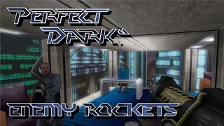 Perfect Dark XBLA Enemy Rockets dataDyne Central Defection  Perfect Agent [upl. by Ojok]