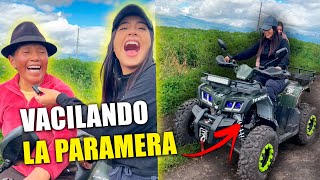 Vacilando en la PARAMERA de DOÑA EMPERA 🛵😂  Tami Rivera [upl. by Abihsat]