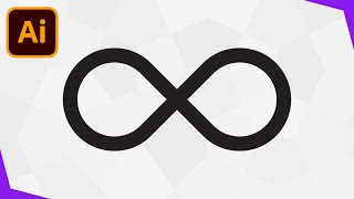 How To Draw An Infinity Symbol In Adobe Illustrator [upl. by Mary]