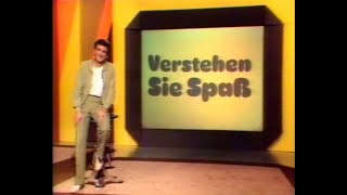 ARD 1981  Verstehen Sie Spaß mit Kurt Felix komplett [upl. by Hanima]