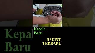 kepala baru vespa sprint yellow curioso [upl. by Nnayt682]