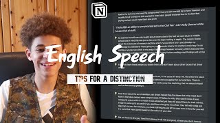 How to Get a DISTINCTION In Your GCSE English Language Speech [upl. by Vanzant]