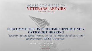 Subcommittee on Economic Opportunity Oversight Hearing [upl. by Ihculo]