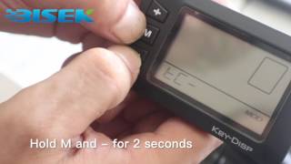 Adjust top speed on an ebike computer KD21C [upl. by Otreblif]