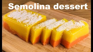 Semolina dessert [upl. by Spence]