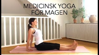 Medicinsk yoga för magen  IBS symptom amp matsmältningen  Annas yoga studio [upl. by Bigner]