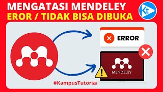 Cara mengatasi mendeley tidak bisa dibuka  Tutorial Mendeley Desktop Lengkap [upl. by Eimiaj]