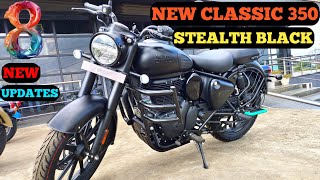 All New 2024 Royal Enfield Classic 350 Stealth Black 🖤🖤 New Classic 350  Local Abroad [upl. by Shirk]