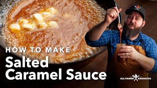 How To Make Salted Caramel Sauce In Minutes [upl. by Amehsyt]