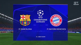 EA FC 25 PS5 Uefa Champions League FC Barcelona VS Bayern Múnich [upl. by Akinaj866]