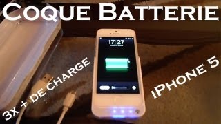 Coque Batterie Externe Power Jacket  iPhone 5 [upl. by Lindly]