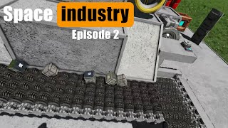 Space Engineers Industry Conveyor Rebuild EP2 [upl. by Cheke274]