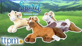 Spirit Riding Free Small Spirit Boomerang and Chica Linda Plushes from Just Play [upl. by Kipper]