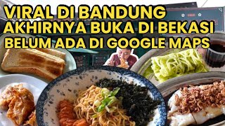 VIRAL DI BANDUNG SEKARANG BUKA DI BEKASI  PERTAMA TEMPAT SARAPAN ALA KOPITIAM [upl. by Aslehc]