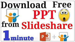 HindiDownload ppt from slideshare for Free  Download PPT Without any Login  by TechGeek [upl. by Michelle]