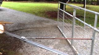 Homemade Driveway Gate Opener [upl. by Fern]