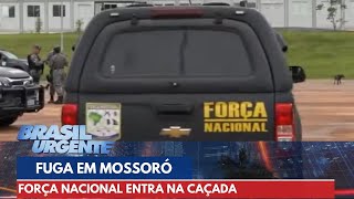 Fuga de Mossoró Caçada a fugitivos segue para o 8º dia  Brasil Urgente [upl. by Basham]