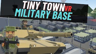 US ARMY MOBILIZES FORCES DUE TO ZOMBIE OUTBREAK  MILITARY BASE  Tiny Town VR [upl. by Akkeber49]