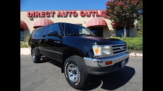 1995 Toyota T100 5 speed 4x4 1 owner in depth walk around video review [upl. by Cahra]