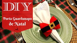 DIY  Porta Guardanapo de Natal  fácil e rápido [upl. by Linnea]