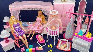 9 Minutes Satisfying with Unboxing Cute Princess Bed PlaysetClothes DressUp Toys Review ASMR [upl. by Alocin]